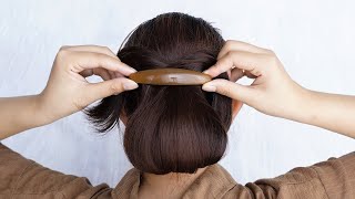 New Hairstyle With French Barrette – Simple Hairstyle For Long Hair [upl. by Supmart]