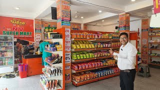 grocery Supermart business  kirana Mart business  NV Supermart franchise [upl. by Kerman728]