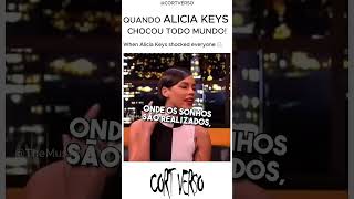 QUANDO ALICIA KEYS CHOCOU TODO MUNDO aliciakeys singer viralvideo shorts short fyp [upl. by Aimaj]