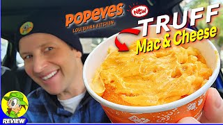 Popeyes® TRUFF® MAC amp CHEESE Review ⚜️🌶️🍝🧀  Peep THIS Out 🕵️‍♂️ [upl. by Notsae]