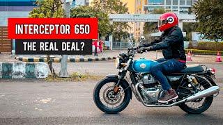 Royal Enfield Interceptor 650 Detailed Ride Review  The Real Deal [upl. by Eiramlatsyrk]