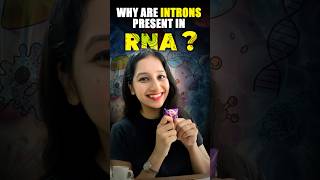 Why introns are present biology csirnet tifr neet neetpg neetbiology molecularbiology bio [upl. by Dercy]