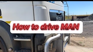 How to drive MAN truck TGS27440 explanation 🫶🏾 [upl. by Inava620]