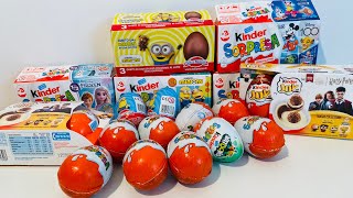 Compilation Kinder Surprise ASMR Unboxing [upl. by Staw]