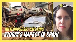 “The Devastation Is Huge” Meteorologist on Storm’s Impact in Spain [upl. by Nnewg]