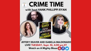 Hank Phillippi Ryan interviews Jeffery Deaver and Isabella Maldonado [upl. by Nimzaj]