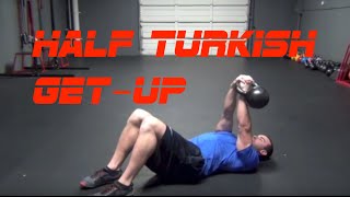 How to do a Turkish GetUp Part I The Half GetUp [upl. by Oicneconi]