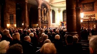 Froncysyllte Male voice choir performing in St Alukmunds church Whitchurch March 2013 [upl. by Anitaf]