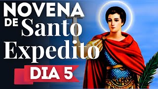 Novena de Santo Expedito  O Santo das causas justas e urgentes  Quinto dia [upl. by Michaeline]