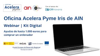 Webinar  Hasta 1000 euros para un ordenador con Kit Digital [upl. by Graniela512]