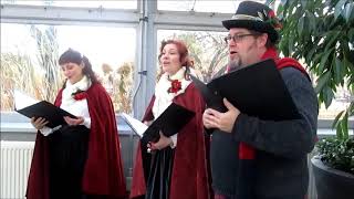 Carolers Sing Jolly Old St Nicholas at Allan Gardens [upl. by Ahsilac]