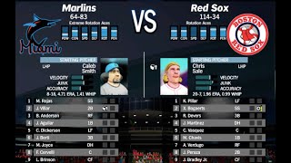 Super Mega Baseball 3 Season  Boston Red Sox  Game 2 vs Miami Ep 149 [upl. by Coryden]