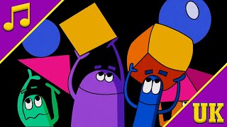 Shapes  UK SingAlong  StoryBots [upl. by Decca]