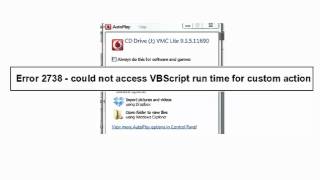 Error 2738 solutions  could not access VBScript run time for custom action [upl. by Pernas920]