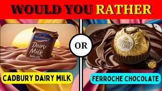 Would You Rather Expensive And Luxury Chocolates Edition [upl. by Leumel]