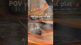 POV you just hit plat1 rocketleague funny dribble2much rl memes rocketleauge [upl. by Aicila]