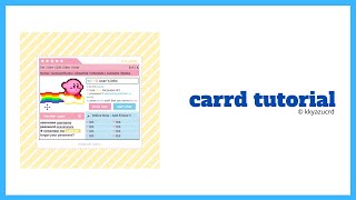 interactive carrd tutorial 2 — © to owner [upl. by Suicul244]