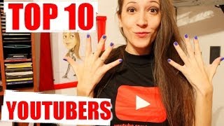 TOP 10 YOUTUBERS [upl. by Jilleen]