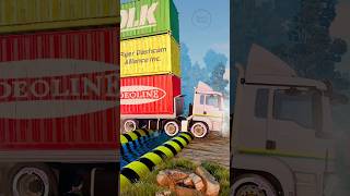 Truck Tow Trucks vs Upside Down Speed Bumps beamngdrive beamng shorts beamngcrashes trucksvs [upl. by Ynor]