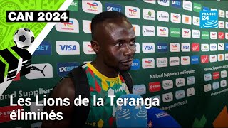 CAN 2024  quotOn a perdu le football est cruelquot  les Lions de la Teranga éliminés par les Eléphants [upl. by Goodden]