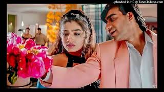 Kitna Haseen Chehra Full Lyrical Video Song  Dilwale  Ajay Devgan  Raveena Tandon  Kumar Sanu [upl. by Mcferren]