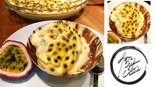 PASSION FRUIT MOUSSE  Only 3 Ingredients [upl. by Jeanne]