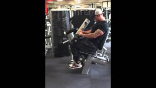 How to do Seated Leg Curl  Olly Foster [upl. by Ellenaej]