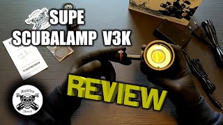 SUPE SCUBALAMP V3K DIVE LIGHT REVIEW ESPAÑOLSPANISH [upl. by Nadeau706]