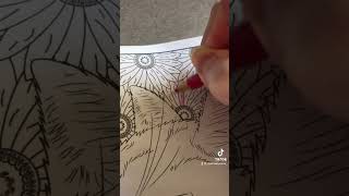 Coloring Another Page in my Cat Coloring Book coloringbook coloringpages catlover [upl. by Jelle]