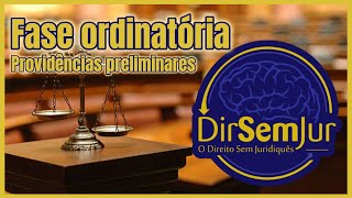 Fase ordinatória Providências preliminares Defesa direta e indireta de mérito e processual [upl. by Thursby]