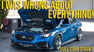 2023 Subaru WRX Goes Full Cobb Completely Changed my opinion on the New WRX [upl. by Martineau]