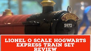 Lionel O scale Hogwarts Express Train set review [upl. by Ydolem]