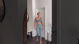 STYLING AMAZON WORKOUT SETS  gym clothes vlog style pilates looks fitness fashion blogger [upl. by Daveda]