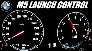 BMW M5 F10 560hp Launch Control 0100 kmh 060 mph [upl. by Gan]