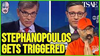 GEORGE STEPHANOPOULOS GETS TRIGGERED  TSAE [upl. by Kilby]