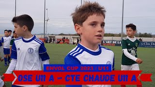 20231029  OSE U11 A  COTE CHAUDE U11 A Envol Cup Tournoi National Classement 58 [upl. by Iak]