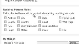 Make persona fields required in eTapestry [upl. by Sidnac130]