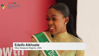 Interview with Edeifo Aikhuele Miss Diaspora Nigeria USA [upl. by Tildie516]