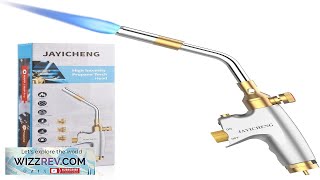 Propane Torch Head kit High Intensity Trigger Start Mapp Gas Torch JS12000 Review [upl. by Asssilem295]