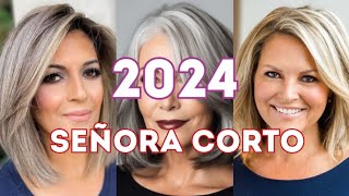 CORTES de SEÑORAS CORTOS 2024 ✂️ MODERNO estilos CORTOS [upl. by Virnelli]