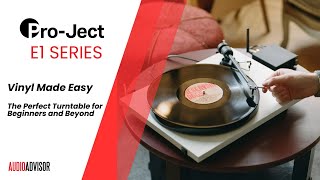 ProJect E1 Turntable Series Easy Setup Stunning Sound and Bluetooth Magic [upl. by Romo]