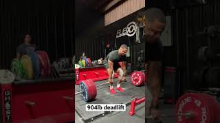 904lb 410kg conventional deadlift PR [upl. by Asaret]