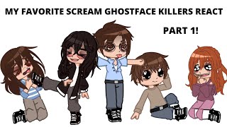 My favorite Scream Ghostface Killers Reacts Part 1  Stu Macher [upl. by Valdis]