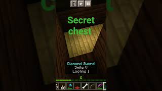 Minecraft Woodland mansion secret room  Woodland mansion secret chest [upl. by Socrates]