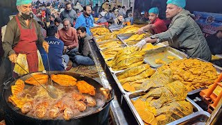 Karachi Fried Fish amp Grilled Fish at Biggest Seafood Street LAHORI Spicy Masala FISH FRY Street Food [upl. by Schultz172]