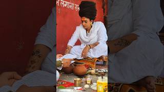 Aghori sadhwi ne haridwar me pooja path ki youtubeshorts chanchalnath katha aarti chandi [upl. by Dorena]