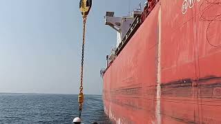 Supply material di tengah laut  NCC QASSIM Chemical tanker [upl. by Sinylg]