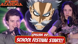 GENTLE GOES ALL OUT  My Hero Academia Season 4 Wife Reaction  Ep 4x22 “School Festival Start” [upl. by Onibla]