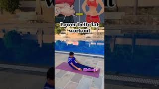 Lower belly fat workout youtubeshorts [upl. by Norag]