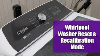 How to Reset a Newer Maytag or Whirlpool Washing Machine Factory Calibration Mode [upl. by Ly895]